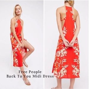 Free People Back To You Midi Dress